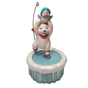 Hallmark Keepsake Skating Snowball & Tuxedo Magic Motion Ornament Christmas 2023